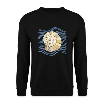 Coquille - Sweat-shirt Unisexe - noir - Devant - Alina (178cm) & Michal (187cm)