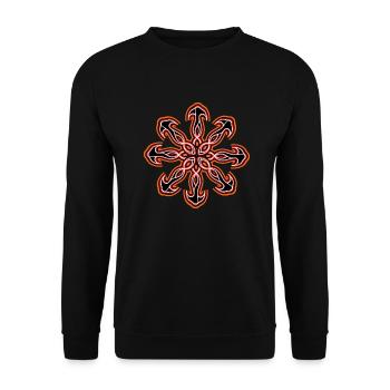 Tribal 2022 par Adiswebs - Sweat-shirt Unisexe - noir - Devant - Alina (178cm) & Michal (187cm)