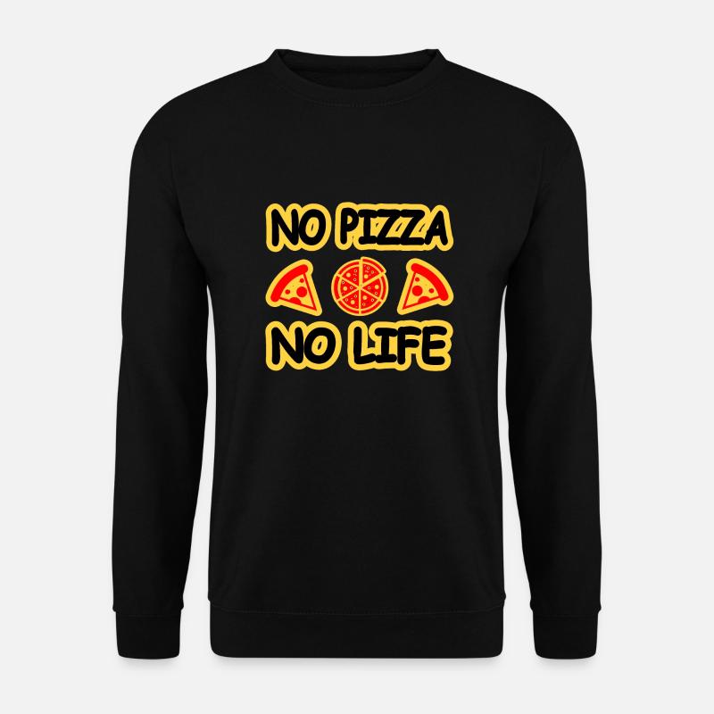 Pizza - Unisex Sweatshirt - black