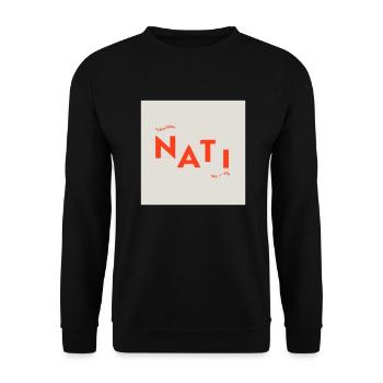 Schwiizer Nati - Sweat-shirt Unisexe - noir - Devant - Alina (178cm) & Michal (187cm)