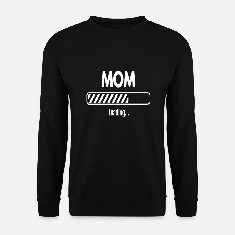 Mum loading mama mom - Unisex Sweatshirt - black