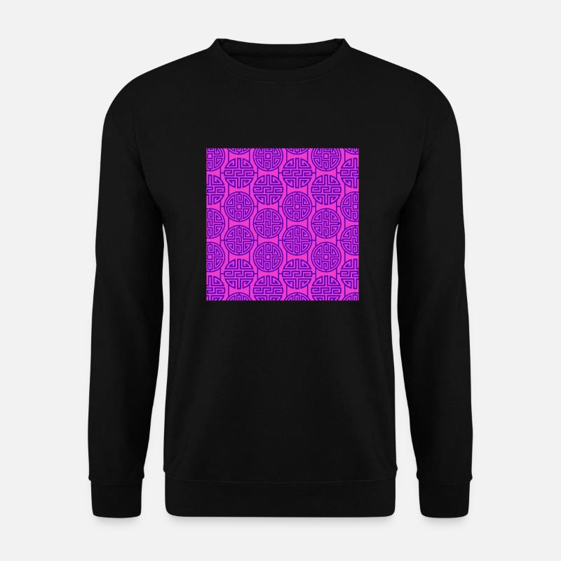 Chinese pattern - Unisex Sweatshirt - black