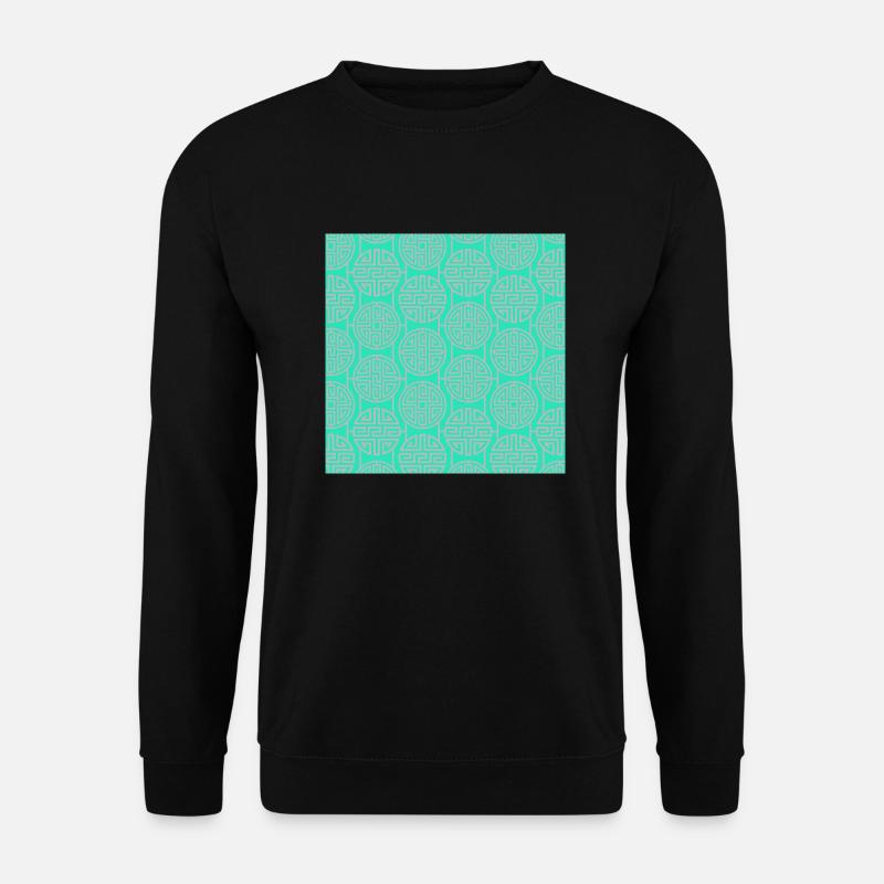 Chinese pattern - Unisex Sweatshirt - black