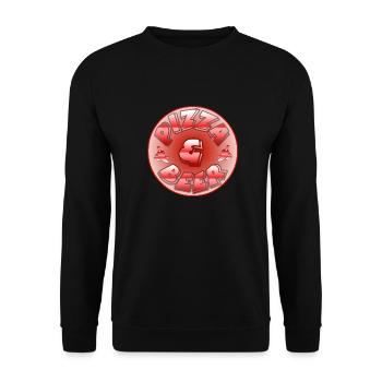 Pizza - Unisex Sweatshirt - black - Front - Alina (178cm) & Michal (187cm)