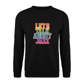 le jazz - Sweat-shirt Unisexe - noir - Devant - Alina (178cm) & Michal (187cm)