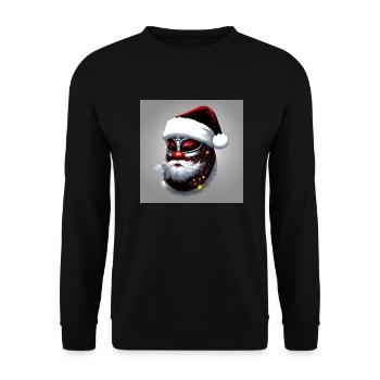 Série : distopia of christmas - Sweat-shirt Unisexe - noir - Devant - Alina (178cm) & Michal (187cm)