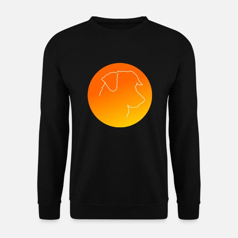 Jack Russel Terrier orange gelb - Unisex Pullover - Schwarz