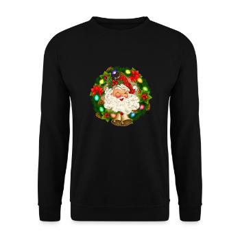 Ho ho - Tenue de Noël Enfants - Sweat-shirt Unisexe - noir - Devant - Alina (178cm) & Michal (187cm)