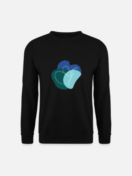 BUTTERFLY IN A STROKE - Unisex Sweatshirt - black