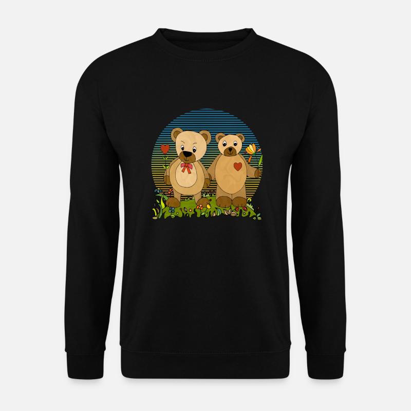 Teddybären - Unisex Pullover - Schwarz