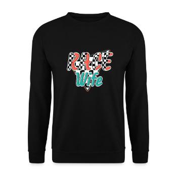 Race Épouse - Sweat-shirt Unisexe - noir - Devant - Alina (178cm) & Michal (187cm)