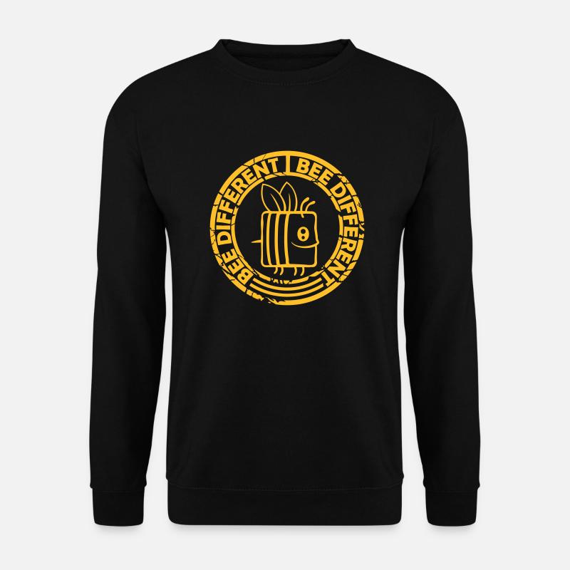 bee citation différente - Sweat-shirt Unisexe - noir