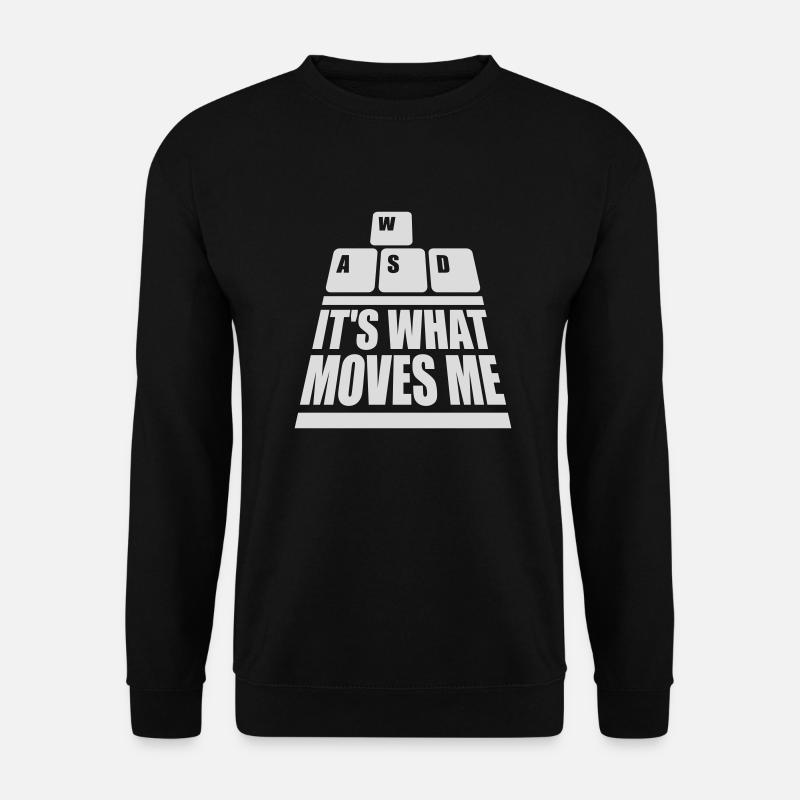 its what moves me - Unisex Sweatshirt - black