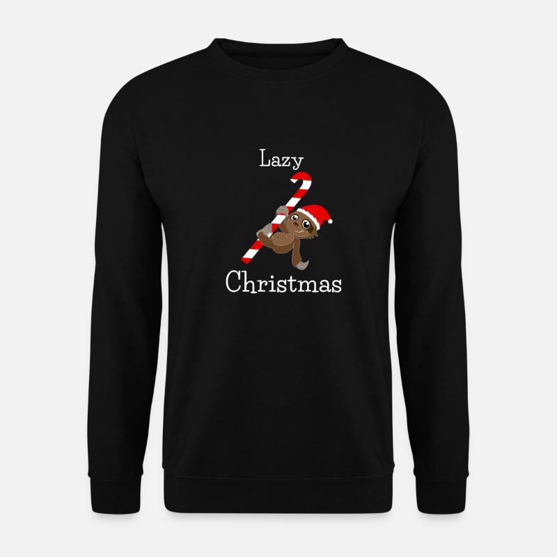 Lazy Christmas - Unisex Pullover - Schwarz