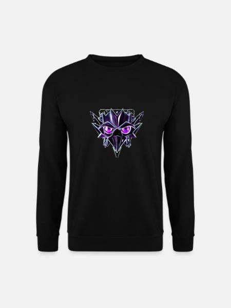 Cyber Eule 1 - Unisex Pullover - Schwarz