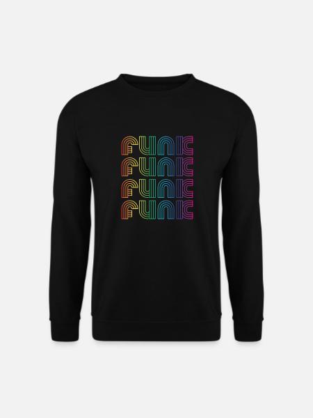 Funk Vintage - Unisex Pullover - Schwarz