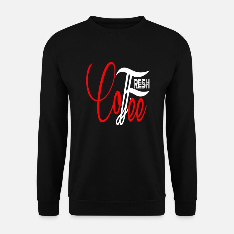 Fresh Coffee - Unisex Pullover - Schwarz