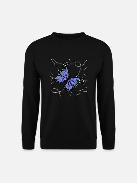 Schmetterling - Unisex Pullover - Schwarz