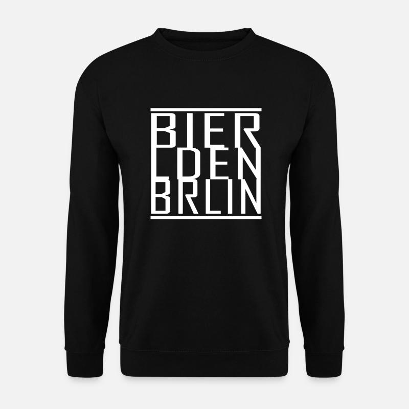 BierLaden Berlin_weiss - Unisex Pullover - Schwarz