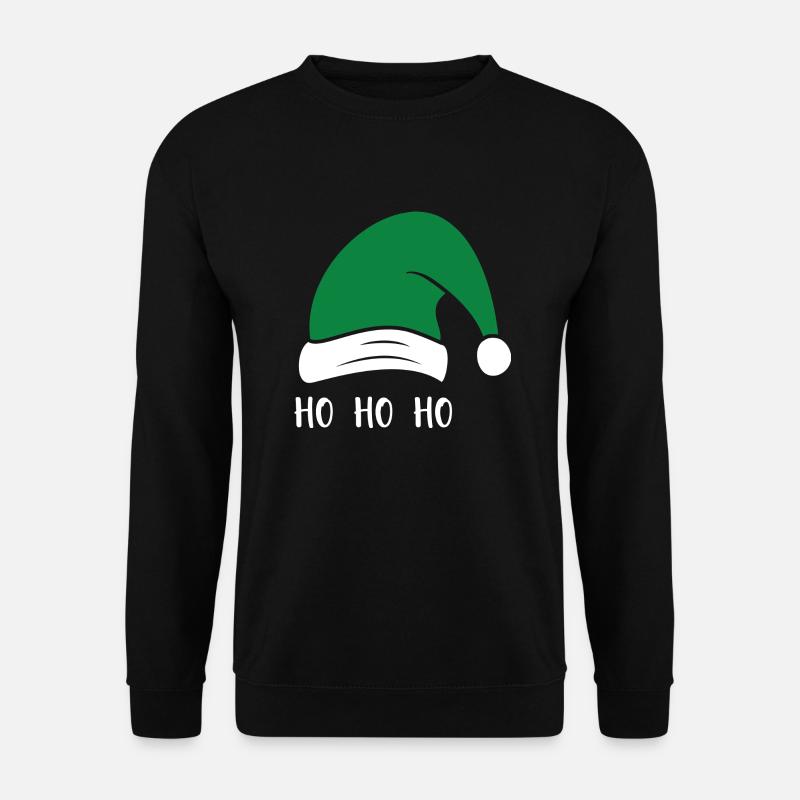 HO HO HO - Unisex Pullover - Schwarz