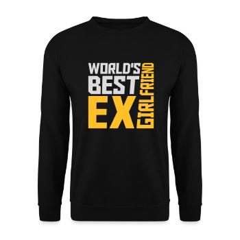 World's Best Ex Girlfriend - Unisex Sweatshirt - black - Front - Alina (178cm) & Michal (187cm)