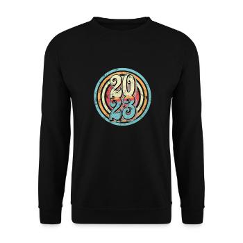 Millésime 2023 - Sweat-shirt Unisexe - noir - Devant - Alina (178cm) & Michal (187cm)