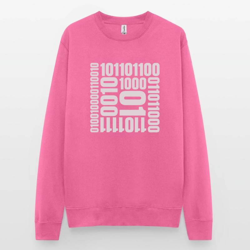 Langage de programme de code binaire Sweat-shirt Unisexe