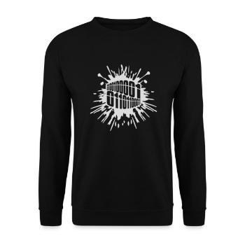 Binary Code Program Language - Unisex Sweatshirt - black - Front - Alina (178cm) & Michal (187cm)