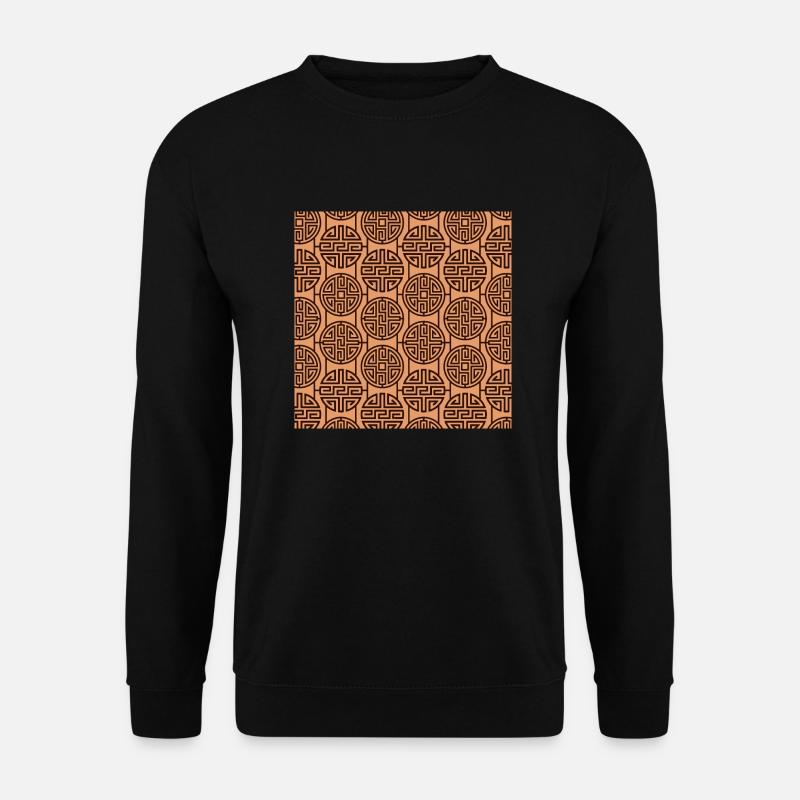 Chinese pattern - Unisex Sweatshirt - black