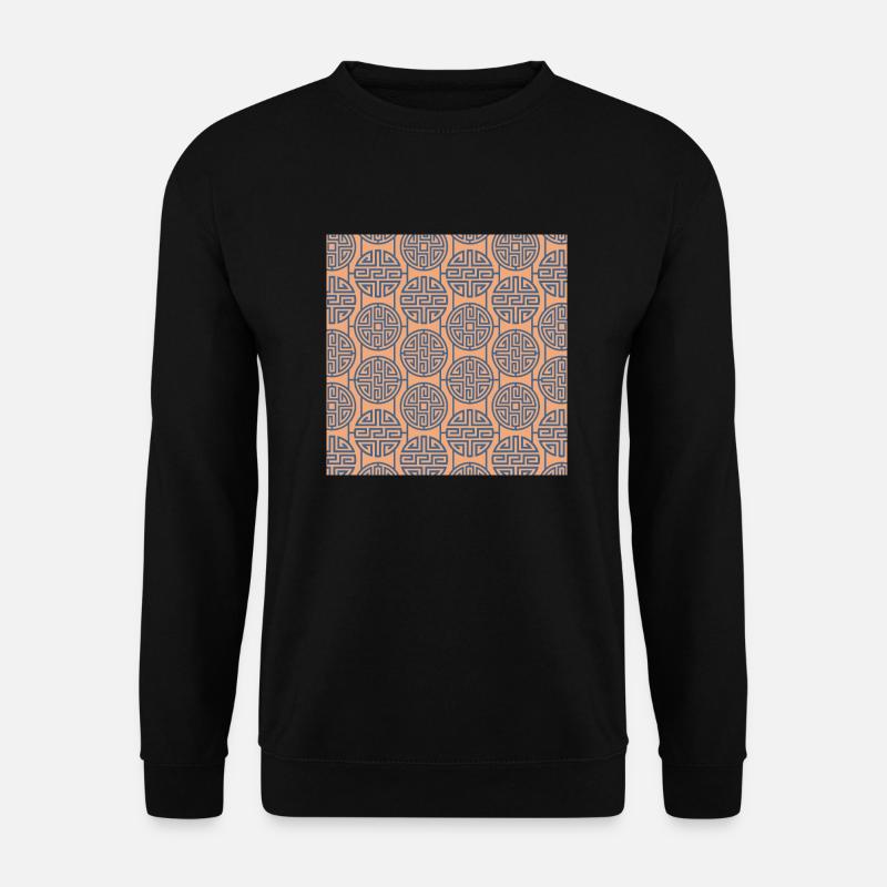 Chinese pattern - Unisex Sweatshirt - black