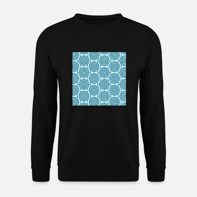 Chinese pattern - Unisex Sweatshirt - black