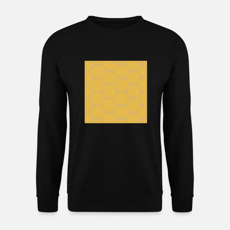 Chinese pattern - Unisex Sweatshirt - black