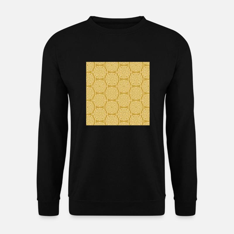 Chinese pattern - Unisex Sweatshirt - black