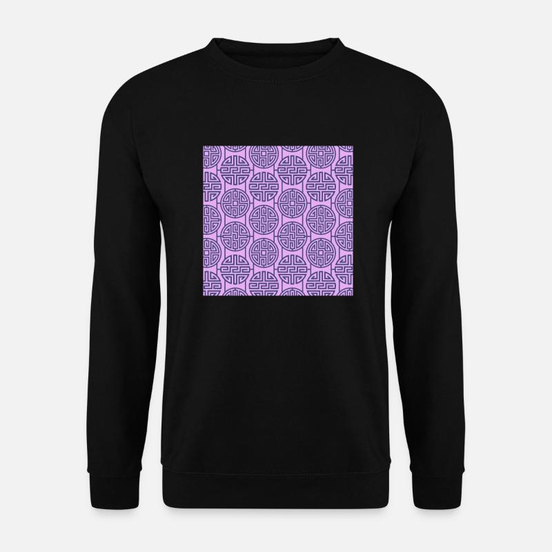 Chinesisches Muster - Unisex Pullover - Schwarz