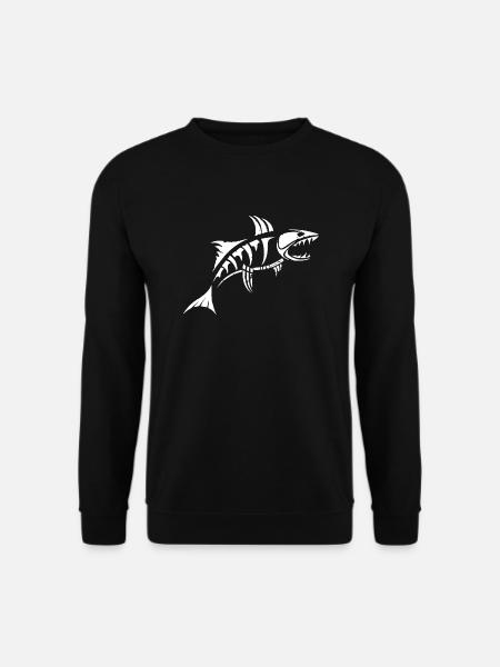 Böser Fisch - Unisex Pullover - Schwarz