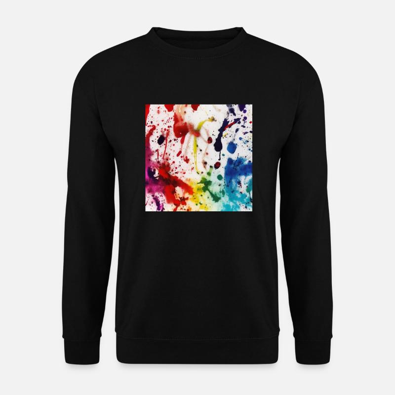 Bunte Tinte - Unisex Pullover - Schwarz