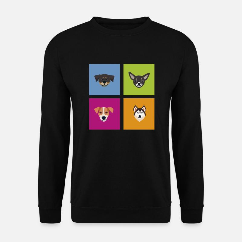 Dog Hund - Unisex Pullover - Schwarz