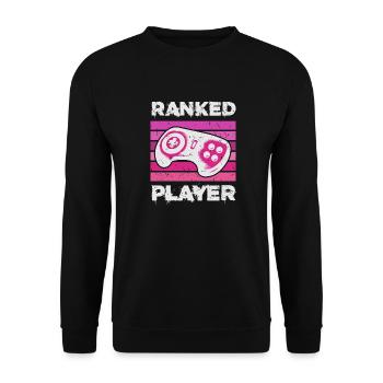 Ranked Player - Unisex Sweatshirt - black - Front - Alina (178cm) & Michal (187cm)