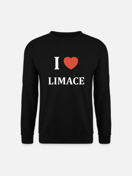 i love Limace - Sweat-shirt Unisexe - noir