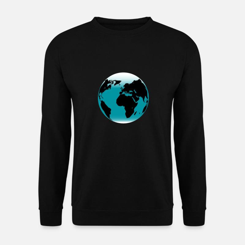 Der Planet Erde - Unisex Pullover - Schwarz
