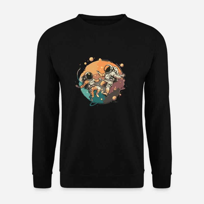 Astronauten - Unisex Pullover - Schwarz