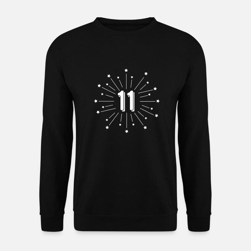 11. Stern Geburtstag - 11 Jahre Geschenk - Unisex Pullover - Schwarz