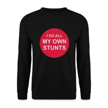 Toutes mes propres cascades - Sweat-shirt Unisexe - noir - Devant - Alina (178cm) & Michal (187cm)