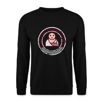 Toutes mes propres cascades - Sweat-shirt Unisexe - noir - Devant - Alina (178cm) & Michal (187cm)