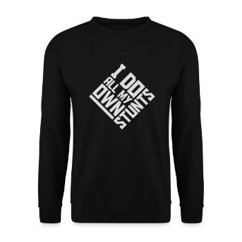 Toutes mes propres cascades - Sweat-shirt Unisexe - noir - Devant - Alina (178cm) & Michal (187cm)