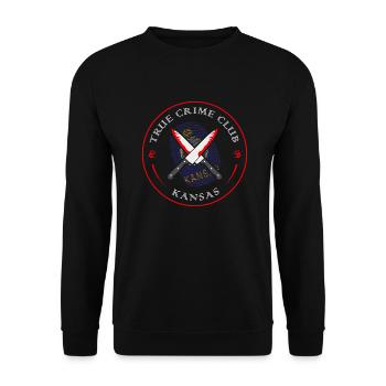True Crime Club Kansas, Murderino Murder Show - Unisex Sweatshirt - black - Front - Alina (178cm) & Michal (187cm)