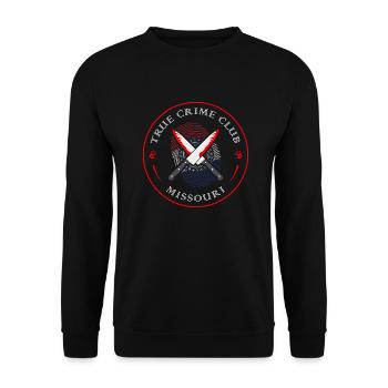 True Crime Club Missouri, Murderino Murder Show - Unisex Sweatshirt - black - Front - Alina (178cm) & Michal (187cm)