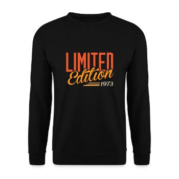 1973 Limited Edition - Unisex Pullover - Schwarz - Vorne - Alina (178cm) & Michal (187cm)