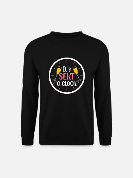 It s Sekt o clock - Unisex Pullover - Schwarz