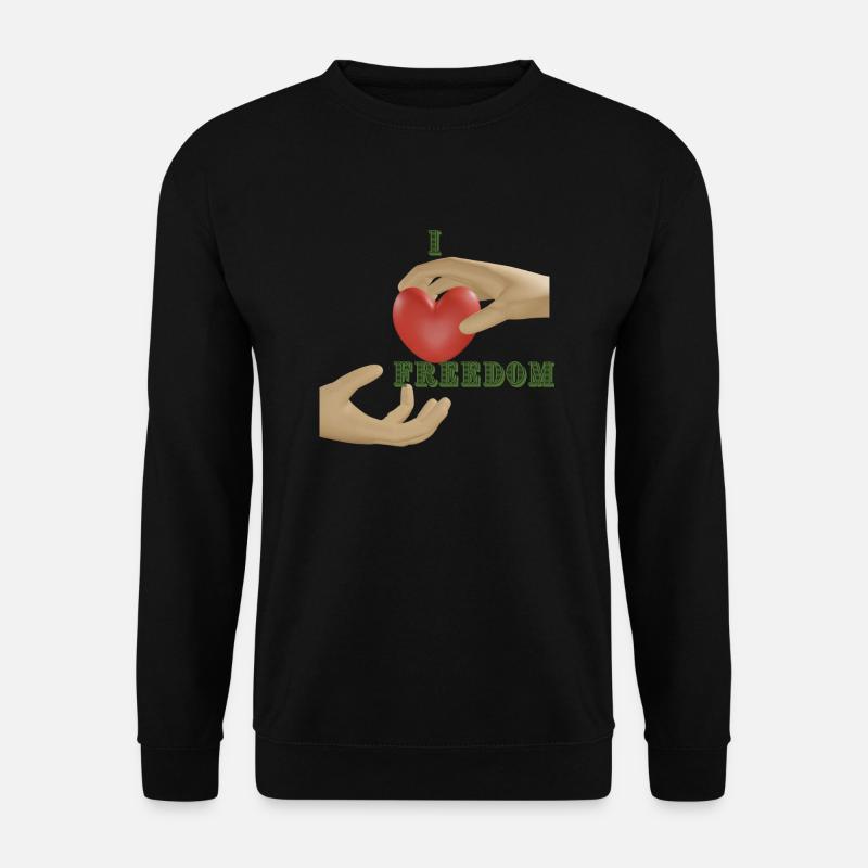 Ich liebe Freiheit - Unisex Pullover - Schwarz